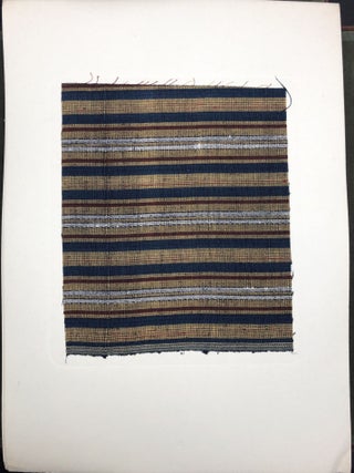 Forty Handwoven Cotton Textiles from Japan (1955) - with actual sample swatches