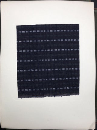 Forty Handwoven Cotton Textiles from Japan (1955) - with actual sample swatches