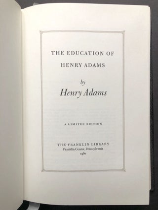 The Education of Henry Adams, Franklin 100 Greatest Masterpieces of American Literature