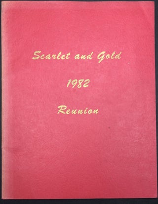 Item #H29976 Scarlet and Gold 1982 Reunion (Cobden District High School, Ontario Canada