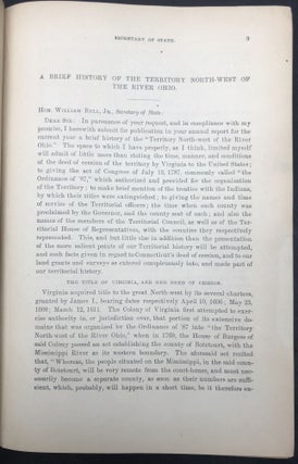 Annual Report of the Secretary of State to the Governor of the State of Ohio Including the Statistical Report to the General Assembly for the Year 1876;