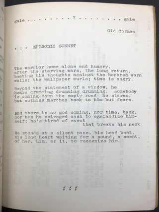 Gale literary journal, Vol. II no. 5, July-August 1950