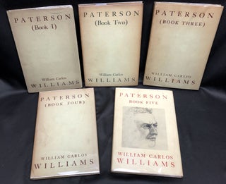 Paterson, Books 1 - 5, first editions in dust jackets (1946-1958. William Carlos Williams.