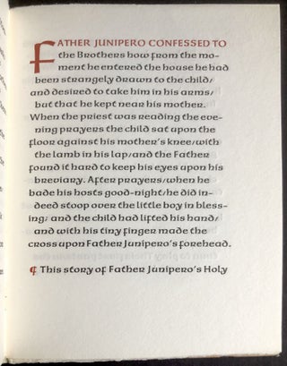 Father Junipero's Holy Family -- Anvil Press, Carolyn Hammer's own copy