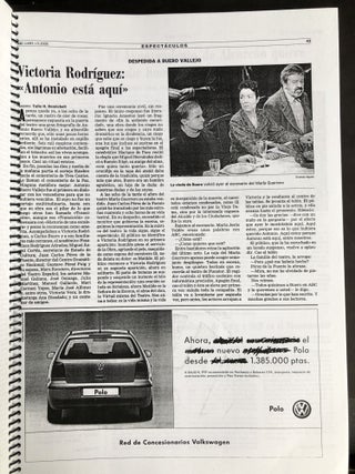 Dossier de Prensa, Sobre la muerte de Buero Vallejo