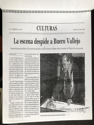 Dossier de Prensa, Sobre la muerte de Buero Vallejo
