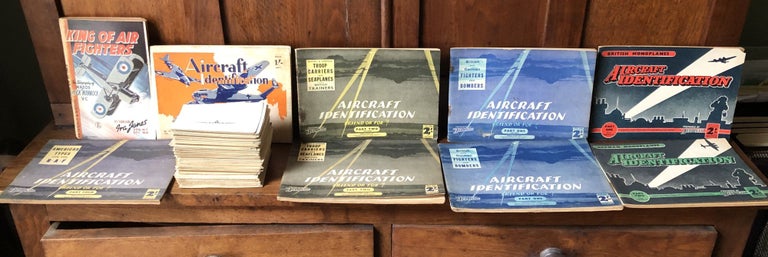 Item #H30195 Substantial group of 1940-1943 English aircraft identification books, cards & ephemera. Sneath Saville, C. H. Gibbs-Smith, Ira Jones, R. A.