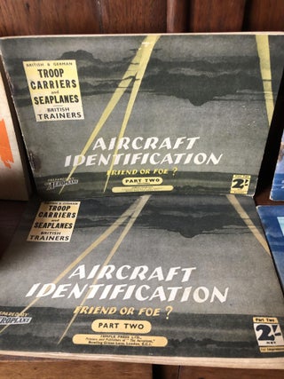 Substantial group of 1940-1943 English aircraft identification books, cards & ephemera