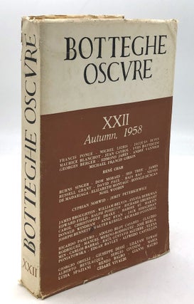 Item #H30208 Botteghe Oscure, Quaderno XXII, Autumn 1958. Marguerite Caetani, ed