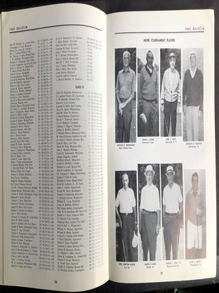 United States Seniors' Golf Association Yearbooks (Bulletins) 1963, 1964, 1965, 1966, 1967, 1968
