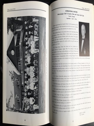 United States Seniors' Golf Association Yearbooks (Bulletins) 1963, 1964, 1965, 1966, 1967, 1968