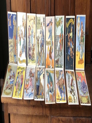 16 humorous cartoon postcards by Rotov printed in Kaliningrad, 1957. Konstantin Rotov.