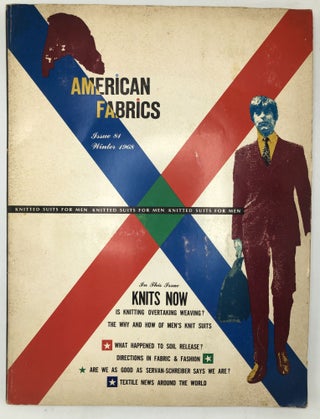 Item #H30248 American Fabrics, Winter 1968 (no. 81) - dozens of original fabric samples. Cora...