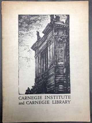 Item #H30253 Carnegie Institute and Carnegie Library (Pittsburgh 1930, illustrated history and...