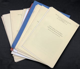 Item #H30263 25 offprints 1959-1970 often with co-authors on mathematics, thermodynamics,...