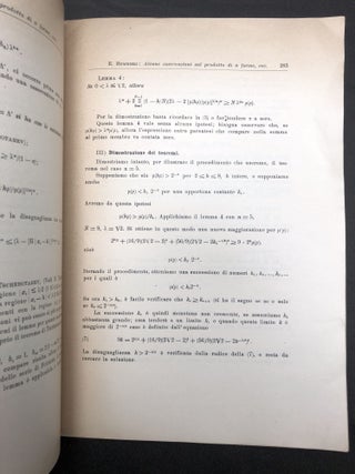 5 offprints on mathematics 1961-1965 from Collectanea by Fields Medal winner
