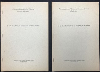 Item #H30440 2 1953 offprints: Transofrmations of Systems of Classical Particle Mechanics;...