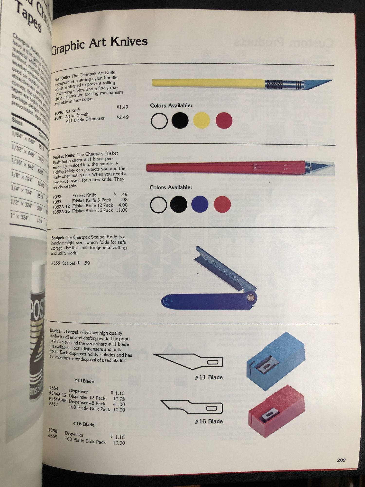 Chartpak Graphics 1976 Chartpak graphic products catalog | Chartpak
