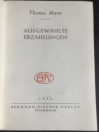 Ausgewählte Erzählungen
