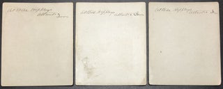 3 1890s mounted photos of William Hopley's farm & cattle, Atlantic, Iowa
