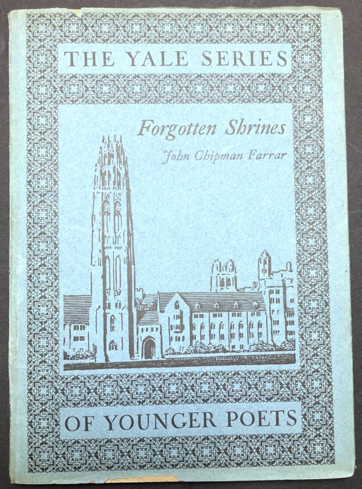 Item #H30568 Forgotten Shrines, Stephen Vincent Benet's copy. John Chipman Farrar.