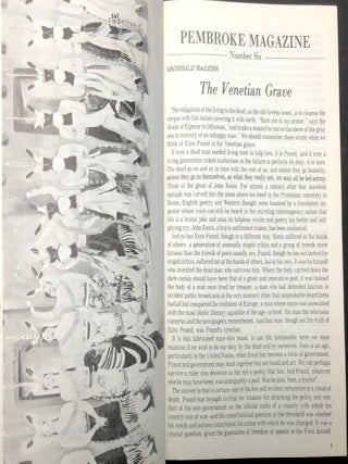 Pembroke Magazine No. 6, 1975