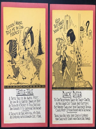 24 Twenty-Four Different New Day Comics for Girls and Boys (1920s satirical comic sheets with verse)