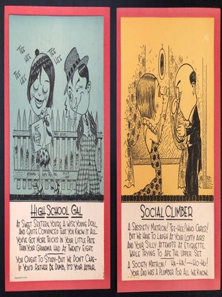 24 Twenty-Four Different New Day Comics for Girls and Boys (1920s satirical comic sheets with verse)