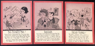 24 Twenty-Four Different New Day Comics for Girls and Boys (1920s satirical comic sheets with verse)