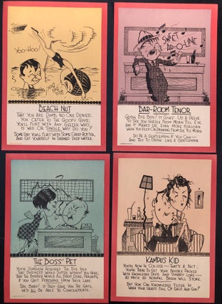 24 Twenty-Four Different New Day Comics for Girls and Boys (1920s satirical comic sheets with verse)