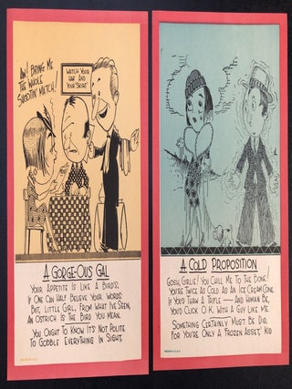 24 Twenty-Four Different New Day Comics for Girls and Boys (1920s satirical comic sheets with verse)
