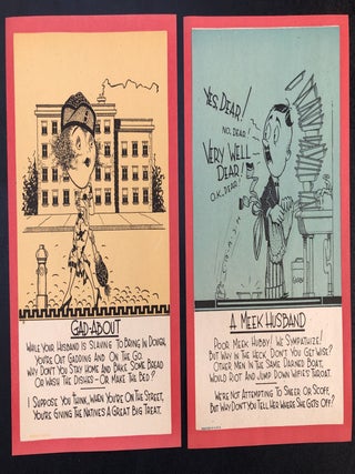 24 Twenty-Four Different New Day Comics for Girls and Boys (1920s satirical comic sheets with verse)