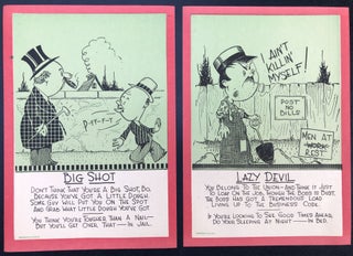 24 Twenty-Four Different New Day Comics for Girls and Boys (1920s satirical comic sheets with verse)