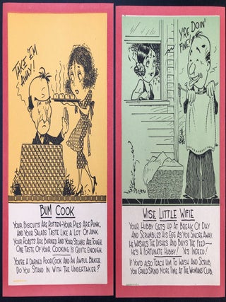 24 Twenty-Four Different New Day Comics for Girls and Boys (1920s satirical comic sheets with verse)