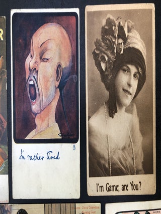 12 humorous postcards from 1905 to 1915, funny scenes, cartoons, etc.