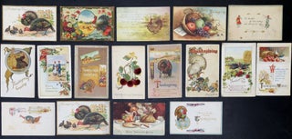 Item #H30697 17 Thanksgiving postcards, 1906-1916