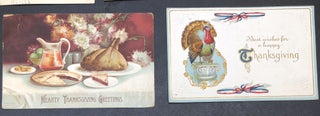 17 Thanksgiving postcards, 1906-1916