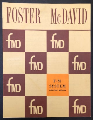 Item #H30701 Brochure booklet early 1960s for F-M System Modular Furniture. Foster McDavid
