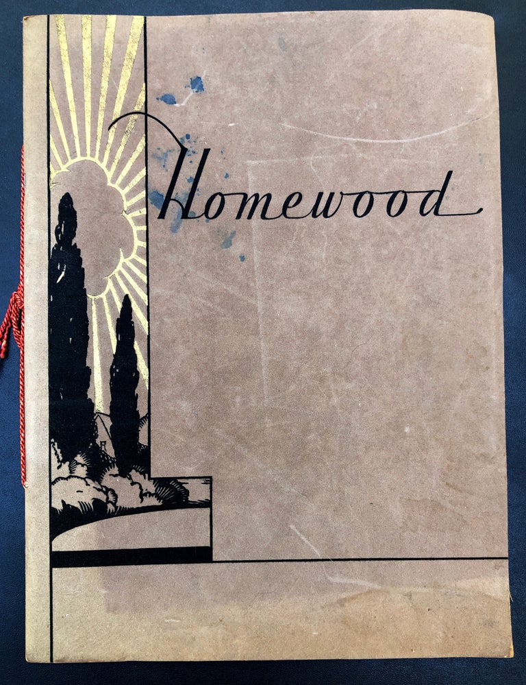 Item #H30707 Large 1931 promotional booklet on Homewood Cemetery, Pittsburgh