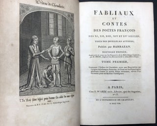 Fabliaux et contes des poètes françois des XI, XII, XIII, XIV et XVe siècles, 4 vols.
