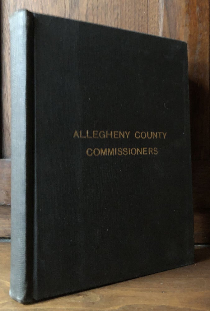 Item #H30886 Bound volume of Pittsburgh & Allegheny 1930s booklets: Allegheny County Bureau of Police -- History of Organization and Report of Operations 1932-1934; Official Report on Investigation ordered by Commissioners of Allegheny County into the Abuse and Inhumane Treatment of Children in Connection with System by which Boy and Girl Wards of Juvenile Court are Maintained (1934); Rules and Regulations for the Instruction and Control of Employees of Allegheny County (1935); Official Report of a Survey of Permanent Voting Registration Methods and Costs in Various Cities (1935). Allegheny County Board of Commissioners.