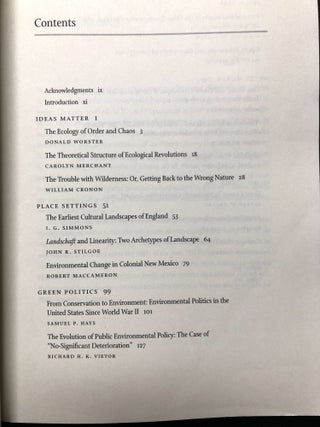 Out of the Woods, Essays in Environmental History - Joel Tarr's copy