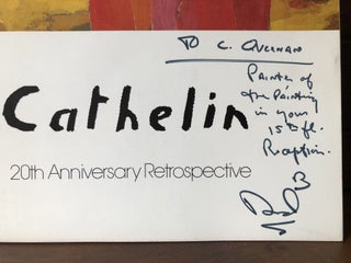 Cathelin - together with inscribed 1978 booklet from Findlay Gallery NYC