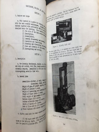 1971 large binder of instructional materials for operating the M48 A3 Model B Main Battle Tank (MBT)