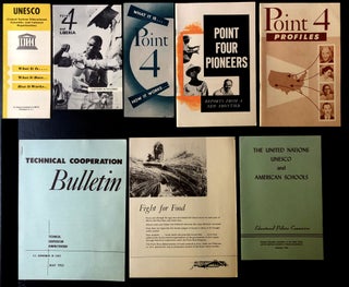 Item #H31213 8 brochures & booklets 1951-53 for Point 4, UNESCO & other technical assistance...