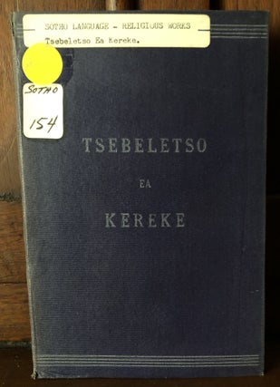Item #H31240 Sesotho language book on Church Services: Tsebeletso ea Kereke