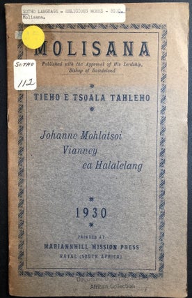 Item #H31256 Molisana (monthly Catholic publication in Sesotho): Johanne Mohlatsoi, Vianney ea...