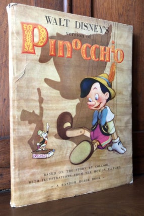 Item #H31267 Walt Disney's Version of Pinocchio. Walt Disney, Collodi