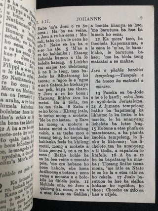 Evangeli ea Jesu Kreste e ngoliloeng ke Johanne; The Gospel according to Saint John in Sesotho language