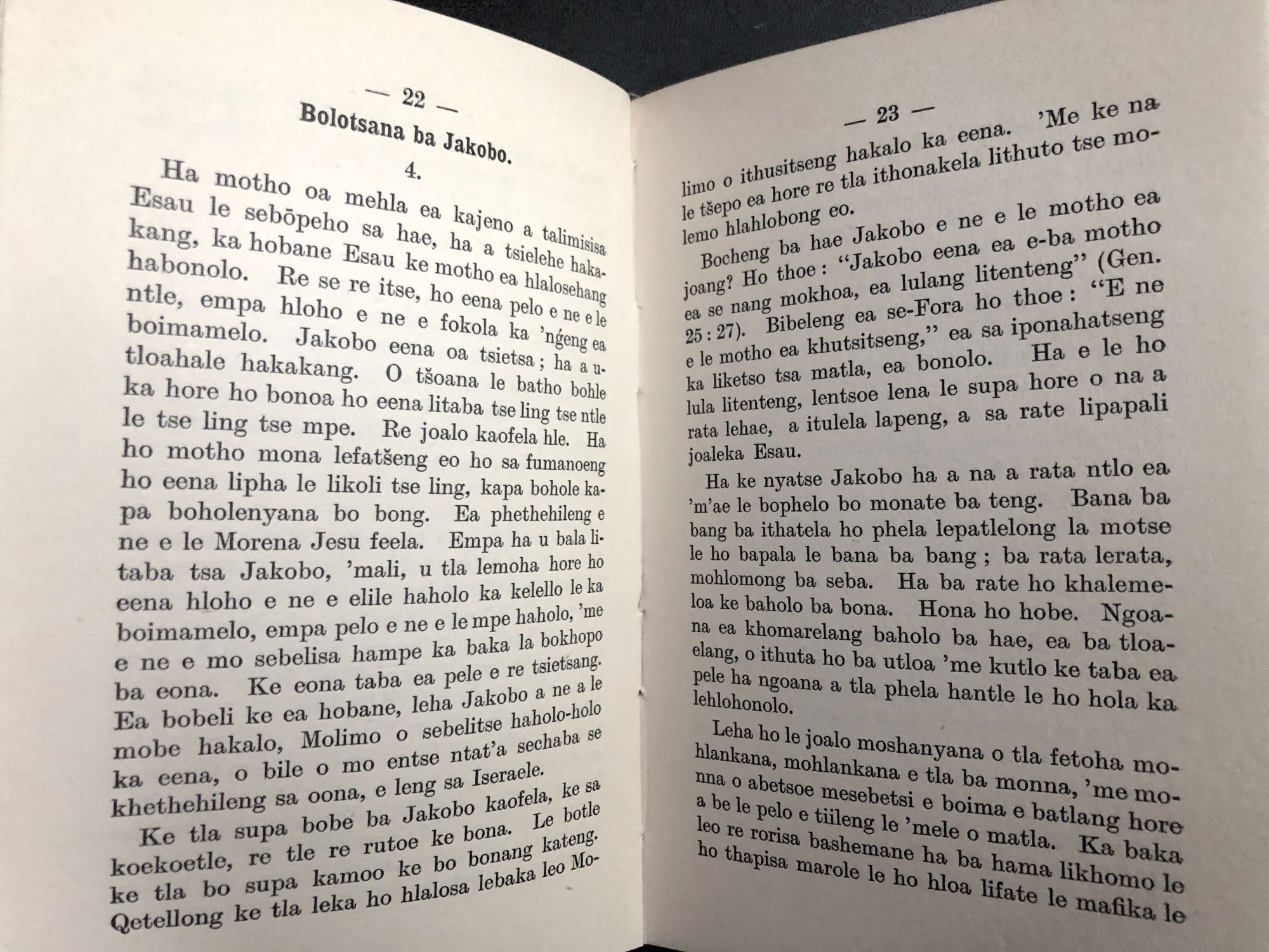 Sesotho religious book: Esau le Jakobo, Samone: Moahloli oa Iseraele ...